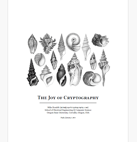The Joy of Cryptography